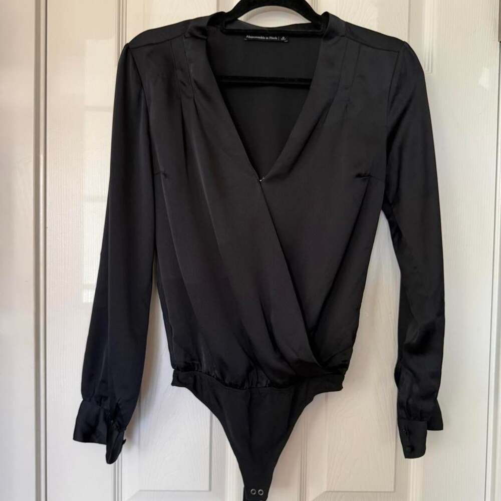 Abercrombie & Fitch Women's Black Bodysuit